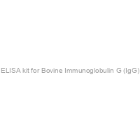 ELISA kit for Bovine Immunoglobulin G (IgG)
